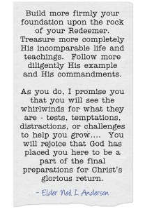 Elder Anderson Quote